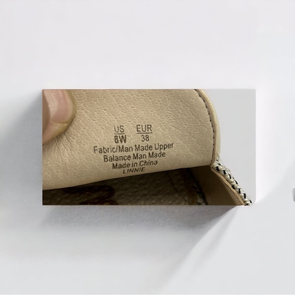 Sam Edelman Linnie Woven Chain Embellished Slip On Almond Toe Flat Mules Sz. 8w - Picture 5 of 6